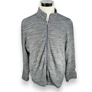 Robert‎ Graham Tablas Sweater Men’s XL Black Full Zip Long Sleeve 100% Cotton